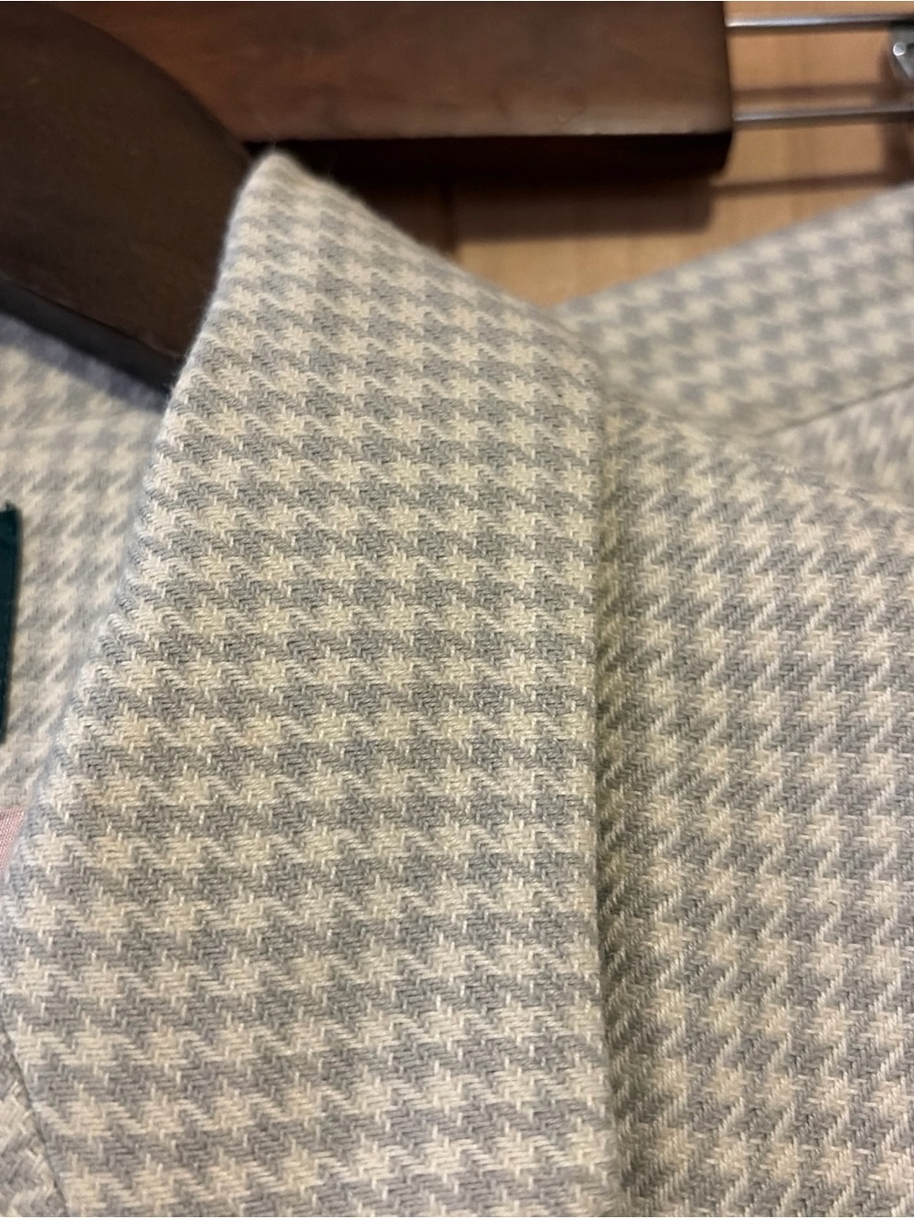 Lauren Ralph Lauren 2PC Pant Suit Sz 16 Pants Blazer Houndstooth Wool Blend - Picture 3 of 16